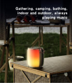 YSW20 Colorful Lighting Bluetooth 5.3 With Three Playback Modes Low Frequency Steelcannon Speaker - Image 17