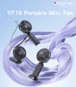 YF10 3 Stages Of Speed With Big Battery As Mini Power Bank More Easily Using Portable Mini Fan - Image 6