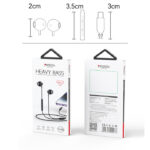 YH48 Aluminum Alloy In-ear Earphone With Remote Control IP Interface Wired Headphones - Image 5