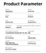 IO33 Precise Waterproof Support Handheld Control 24H Detection Health Monitoring Smart Ring - Image 8