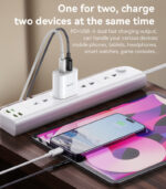 YC48U Multiple Protection PD20W + QC18W USB-C & USB Dual Port Fast Charging US Spec Charger - Image 9