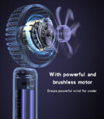 YF10 3 Stages Of Speed With Big Battery As Mini Power Bank More Easily Using Portable Mini Fan - Image 9