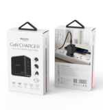 YC42 GaN 3 Ports Charger 3 in 1 Replacible charging plug 65W Mini Fast Charger For EU US UK - Image 7