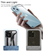 PC02 High Quality Soft Cover Case | Transparent TPU Clear Case for iphone | Phone Case - Image 10