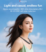 YSP22 BT5.3 ENC Call Noise Reduction LED Large Screen Display Three Sound Halterneck BT Headset - Image 5