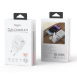 YC60 PC Fire Retardant Material Lower Temperature PD 20W GaN Fast Charging EU Fast Charger - Image 5