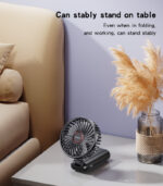 YF10 3 Stages Of Speed With Big Battery As Mini Power Bank More Easily Using Portable Mini Fan - Image 13