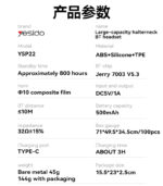 YSP22 BT5.3 ENC Call Noise Reduction LED Large Screen Display Three Sound Halterneck BT Headset - Image 7